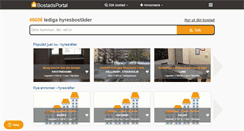 Desktop Screenshot of bostadsportal.se